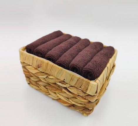 Набор махровых салфеток "Sofi de Marko" Бруна 30х30(6шт), шоколадный