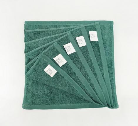 Набор махровых салфеток "Sofi de Marko" Бруна 30х30(6шт), зеленый