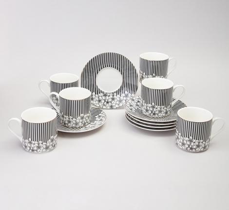 Кофейный набор "TOP STYLE" 165-613 на 6 персон, 12 предметов (180 мл)