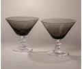 Набор бокалов для мартини 2 штуки "MIRAGE" GREY, 280 мл