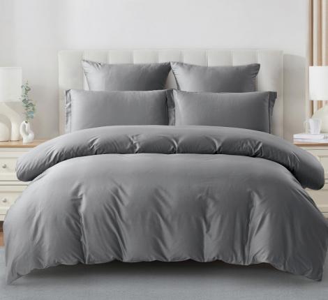 Постельное бельё "KARTEKS" Сатин однотонный SKO-029, 2 спальный