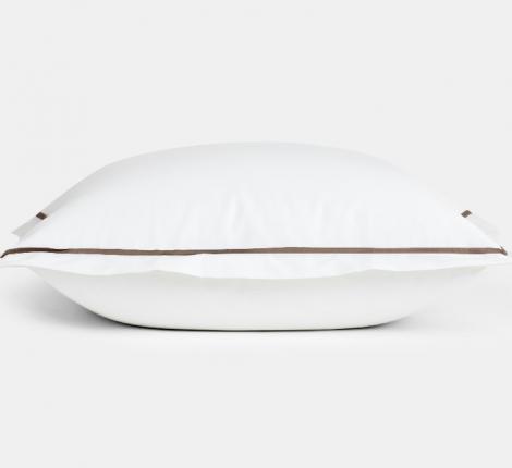 Наволочка с широкой отделкой "ALPINE BROWNIE ALLURE GRASS" Мако-Сатин, 70х70 (2шт)