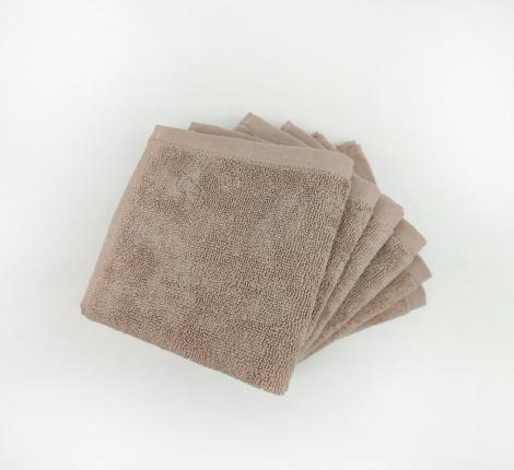 Набор махровых салфеток "Sofi de Marko" Бруна 30х30(6шт), светло-бежевый